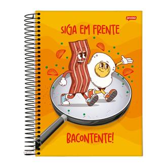 CADERNO UNIV CAPA DURA 10X1 160FLS - INSANO - PCT 4 - JANDAIA