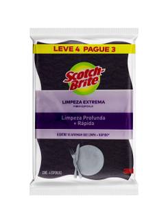 ESPONJA EXTREMA C/4 - SCOTCH-BRITE - UN - 3M