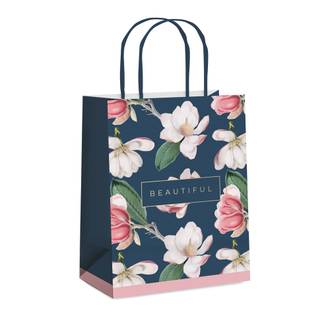 SACOLA DE PAPEL ROMANTICA/FEM SORTIDO-14000742 - 26x19,5x9,5 M - UN - CROMUS