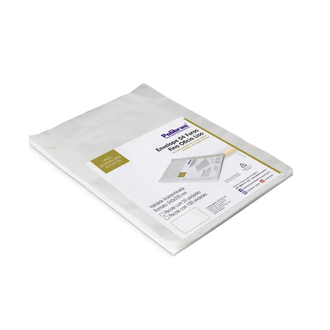 ENVELOPE PLASTICO FINO OFICIO 4 FUROS C/50FL - CRISTAL - UN - POLIBRAS