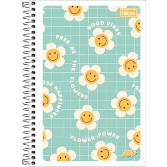 CADERNO 1/4 ESPIRAL CAPA FLEX 96FLS - MAIS+ - UN - TILIBRA