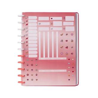 CADERNO UNIV DISCO CD1014 - CORAL CREATIVE - UN - BRW