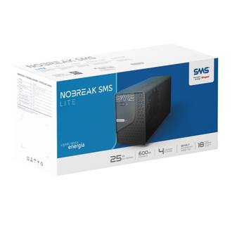 NOBREAK 600VA - BIVOLT LITE SAIDA 115V - 0029202 - UN - SMS