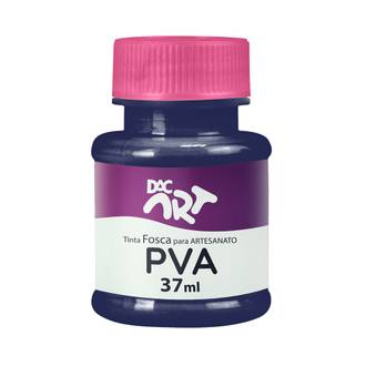 TINTA PVA FOSCA 37ML  - AZUL MARINHO - CX 12 - DAC