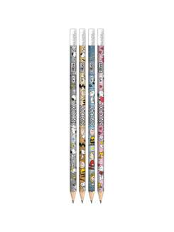 LAPIS PRETO N2 SNOOPY C/BORRACHA - 390755 - UN - TILIBRA