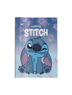 PASTA ELASTICO PLASTICA OFICIO - 5579 - S/ LOMBO - STITCH - PCT 10 - DAC