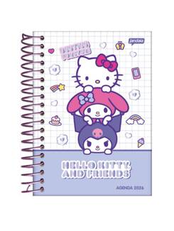 AGENDA ESPIRAL HELLO KITTY M4 - DIARIA - 78197-26 - UN - JANDAIA
