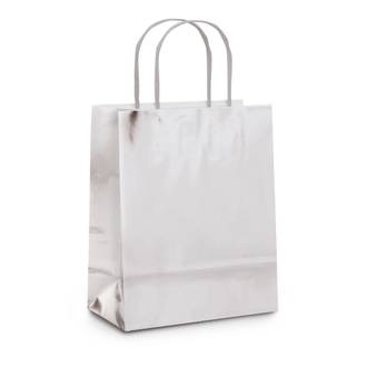 SACOLA DE PAPEL METAL FOSCO SORTIDO-14000629 - 32x26,5x13 G - UN - CROMUS