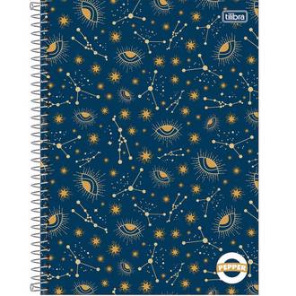 CADERNO UNIV CAPA DURA 20X1 320FLS - PEPPER FEM - PCT 2 - TILIBRA