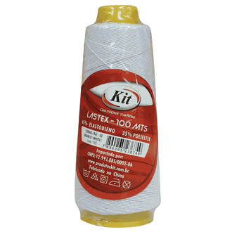 LASTEX Nº 2 - 100M 128860 - BRANCO - UN - KIT