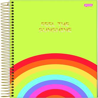 CADERNO UNIV CAPA DURA 10X1 160FLS - WISH - UN - JANDAIA