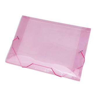 PASTA ELASTICO PLASTICA 2CM OFICIO - 1022 - ROSA - PCT 10 - ACP