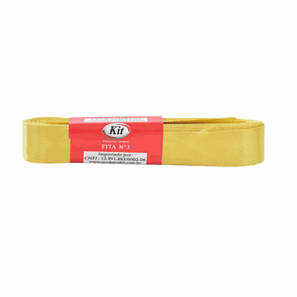 FITA CETIM Nº 3 15MMX10M  - OURO - UN - KIT