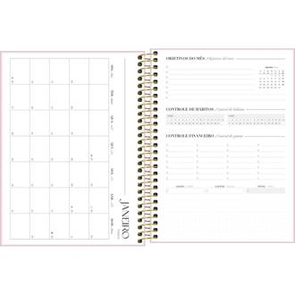 AGENDA ESPIRAL VANILLA M7 - DIARIA - UN - TILIBRA