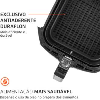 FRITADEIRA AIR FRYER 4L AFN-40-PI 127V - GRAFITE/ INOX - UN - MONDIAL