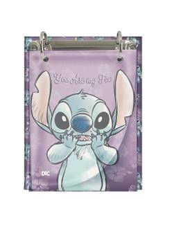 MINI FICHARIO ARGOLADO 80FLS - STITCH - 5381 - UN - DAC