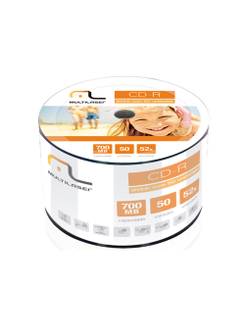 CD-R GRAVAVEL 700MB 80MIN VEL.52X C/50 - CD051 - UN - MULTILASER