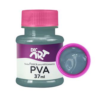 TINTA PVA FOSCA 37ML  - CINZA LUNAR - UN - DAC
