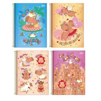 CADERNO UNIV CAPA DURA 10X1 160FLS - CAPYCLUB - PCT 4 - TILIBRA