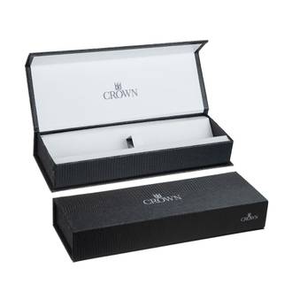 CANETA ESFEROGRAFICA REGENTE DI19422 - PRETO/PRATA - UN - CROWN