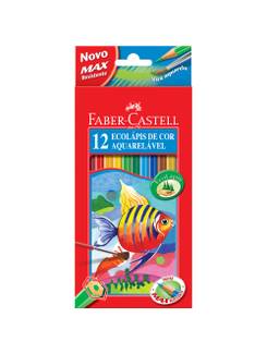 LAPIS DE COR AQUARELAVEL SEXTAVADO - C/12 - UN - FABER