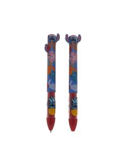 CANETA ESFER. RETRATIL STITCH 1,0MM - 31307 - BICOLOR - UN - MOLIN