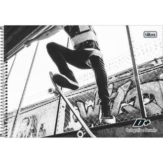 CADERNO DESENHO CAPA DURA 96FLS - ESPIRAL - MAIS+ - PCT 4 - TILIBRA