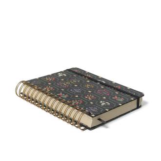 AGENDA ESPIRAL JARDIM A5 - PLANNER PRETO - UN - CICERO