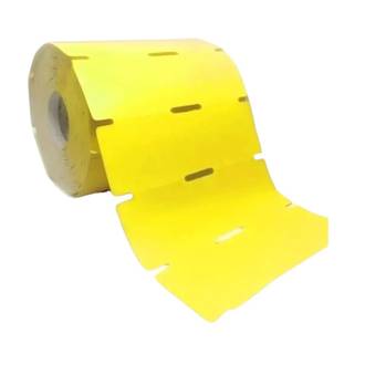 ETIQUETA DE GONDOLA COUCHE TAG 1 CARREIRA - 100MM X 30MM - AMARELO - UN - AUTOMATECH