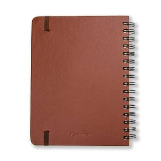 PLANNER PERMANENTE ESPIRAL A5 / CAFÉ - UN - CICERO