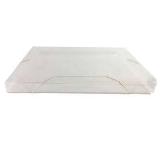 PASTA ELASTICO PLASTICA 2CM 1/2 OFICIO - 1018 - CRISTAL - UN - ACP