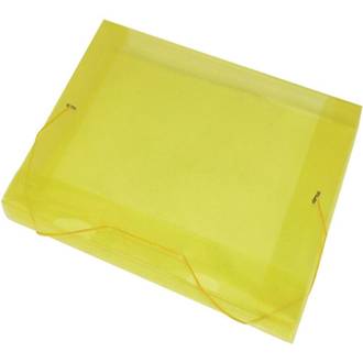 PASTA ELASTICO PLASTICA 2CM OFICIO - 1022 - AMARELO - PCT 10 - ACP