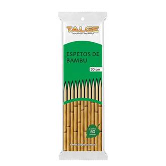 ESPETO DE BAMBU 30CM C/50 - 7221 - UN - TALGE