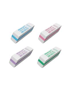 BORRACHA CHANFRADA C/ LISTRA COLORIDA - UN - MERCUR