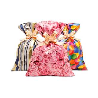 SACO PARA PRESENTE C/50 METALICO - FEMININO - 99003112 - 30x44 - UN - CROMUS