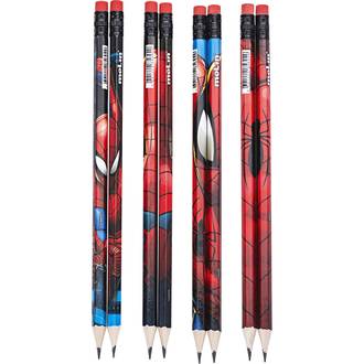 LAPIS PRETO HB HOMEM ARANHA C/BORRACHA - 13586 - UN - MOLIN