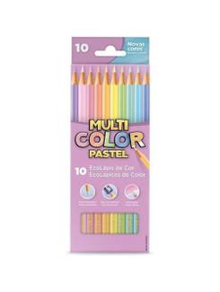 LAPIS DE COR MULTICOLOR PASTEL 10 CORES - 111000NP - UN - FABER