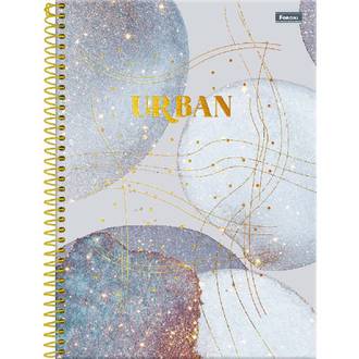 CADERNO COLEGIAL CAPA DURA 10X 160FLS - URBAN - PCT 4 - FORONI