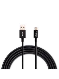 CABO USB - MICRO USB PVC 1,2M - EUAB 12PP - PRETO - UN - INTELBRAS