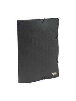 PASTA ELASTICO PLASTICA EXECUTIVE/OFICIO - 0267  - PRETO - UN - DELLO