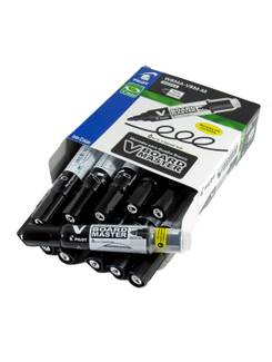 MARCADOR PINCEL QUADRO BRANCO WBMA - PRETO - CX 12 - PILOT