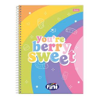 CADERNO UNIV CAPA DURA 10X1 160FLS - 3370266 - FINI - PCT 4 - FORONI