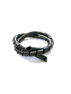 ORGANIZADOR DE CABOS 19MM 1M O&M - 5423 - PRETO - UN - MD9