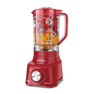 LIQUIDIFICADOR 900W TURBO L-900 FR - 127V - VERMELHO - UN - MONDIAL