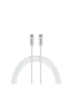 CABO USB C - USB C PVC 1,2M - 60W - EUCC 12PB - BRANCO - UN - INTELBRAS