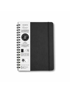 CADERNO ESPIRAL CAPA DURA CLAS 80FLS / PRETO 1804 - UN - CICERO