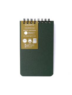 BLOCO ANOTACOES CLASSICO E 12X20-PAUTADO/VERDE OLIVA 3372 - UN - CICERO