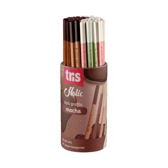 LAPIS PRETO GRAFITE HOLIC MOCHA - 911322 - CX 48 - TRIS