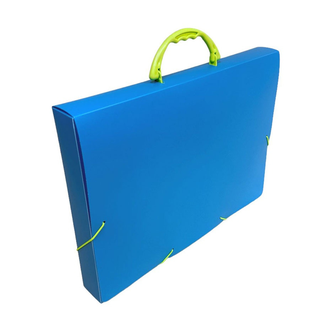 MALETA C/ALCA ELASTICO OFICIO FULL COLOR - 2164 - AZUL - PCT 5 - DELLO