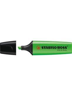 MARCA TEXTO BOSS  - VERDE - CX 10 - STABILO